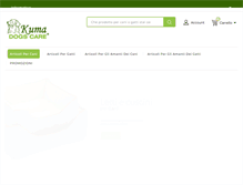 Tablet Screenshot of kumadogscare.com
